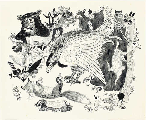 Неизвестный художник. Иллюстрация к альманаху «Круглый год» 